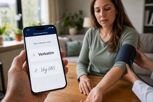 Verbatim of AI? Kies zelf hoe je dicteert als thuisverpleegkundige