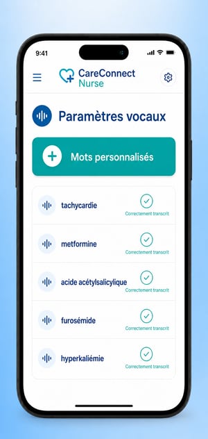 Votre vocabulaire médical, désormais toujours correct : voici comment le configurer en tant qu'infirmier(ère) à domicile